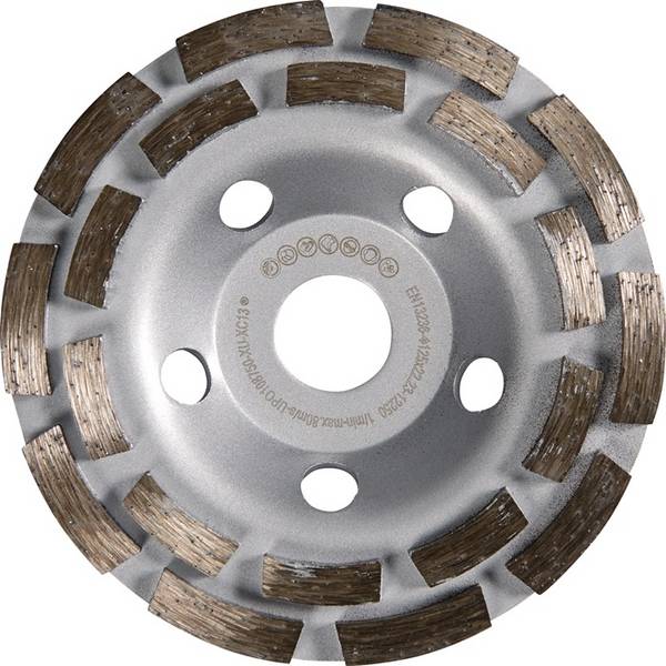 Diamantschleiftopf Univ.125mm Beton/Putz/Estrich/Fliesenkleber 22,23mm D 426 TW