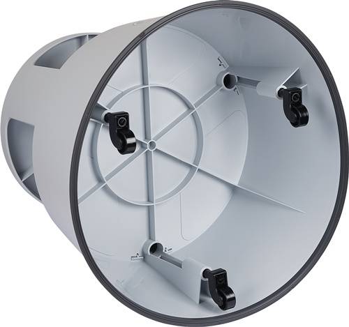 Werner Dorsch GmbH Rollhocker PP & TPE lichtgrau H.mit/ohne Belastung 420/428mm 212337