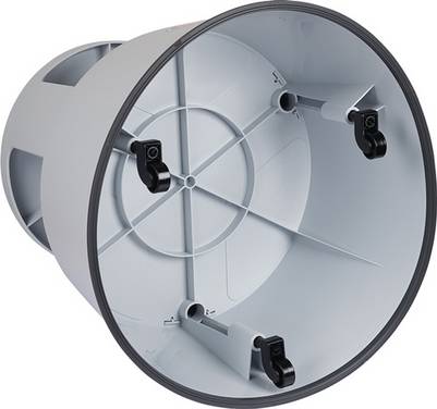 Rollhocker Super Step Kst., lichtgrau