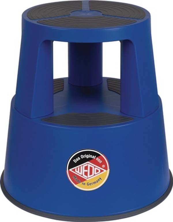 Rollhocker PP & TPE blau H.mit/ohne Belastung 420/428mm