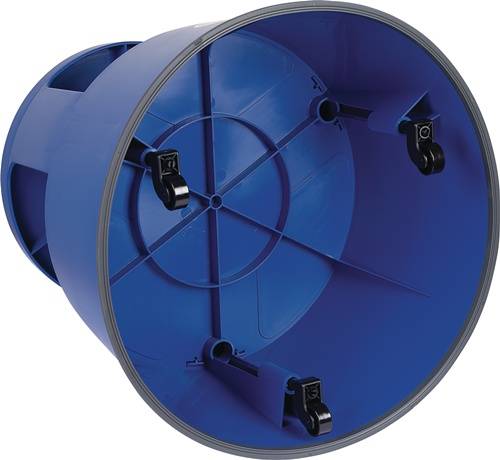 Rollhocker PP & TPE blau H.mit/ohne Belastung 420/428mm-1