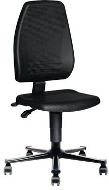 Arbeitsdrehstuhl Rl.Integralschaum schwarz 440-620mm TECWERK