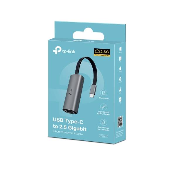 TP-LINK Adap USB 3.0 Type-C to 2.5 Gigabit Ethernet 1×USB Connector 1×2.5-3