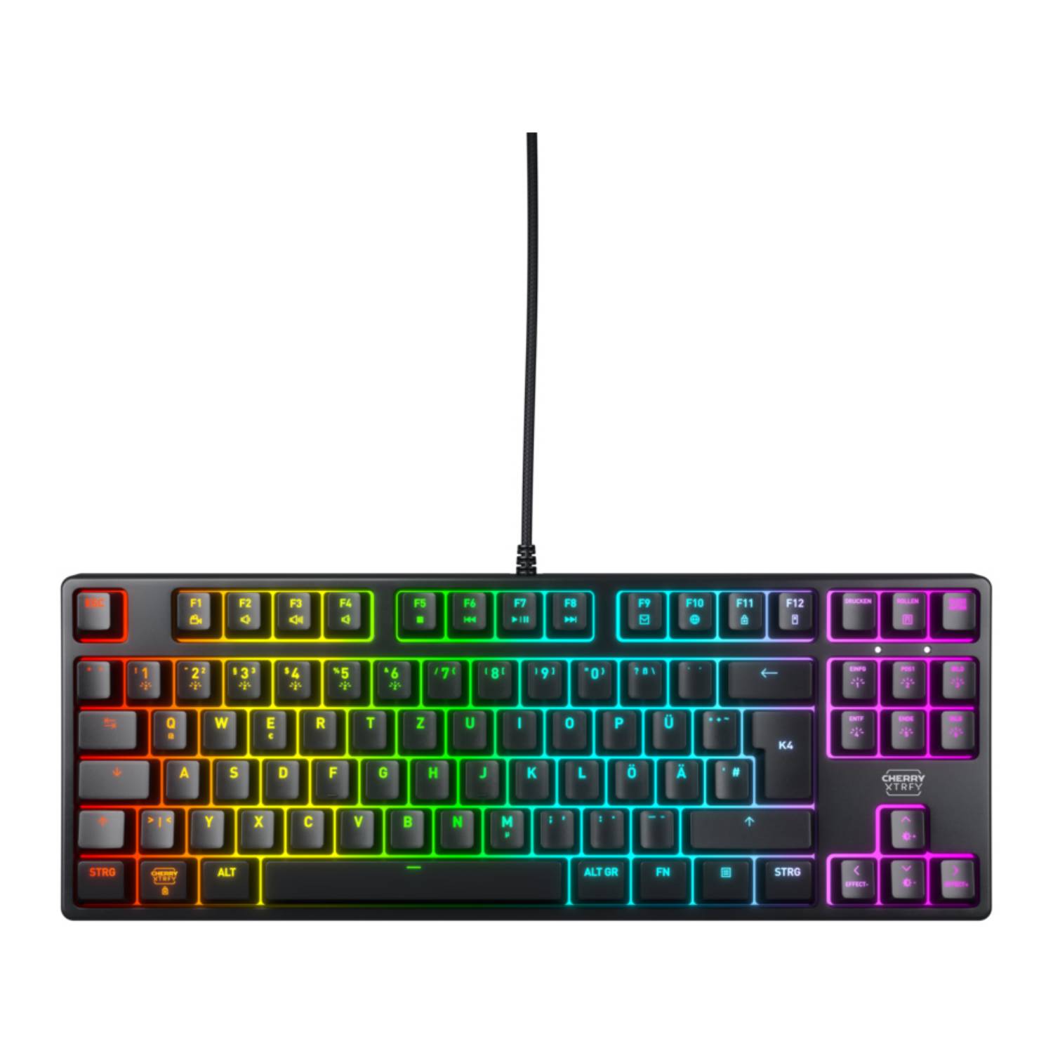 Xtrfy CHERRY XTRFY K4V2 - Tastatur - RGB - 80% - TKL-2
