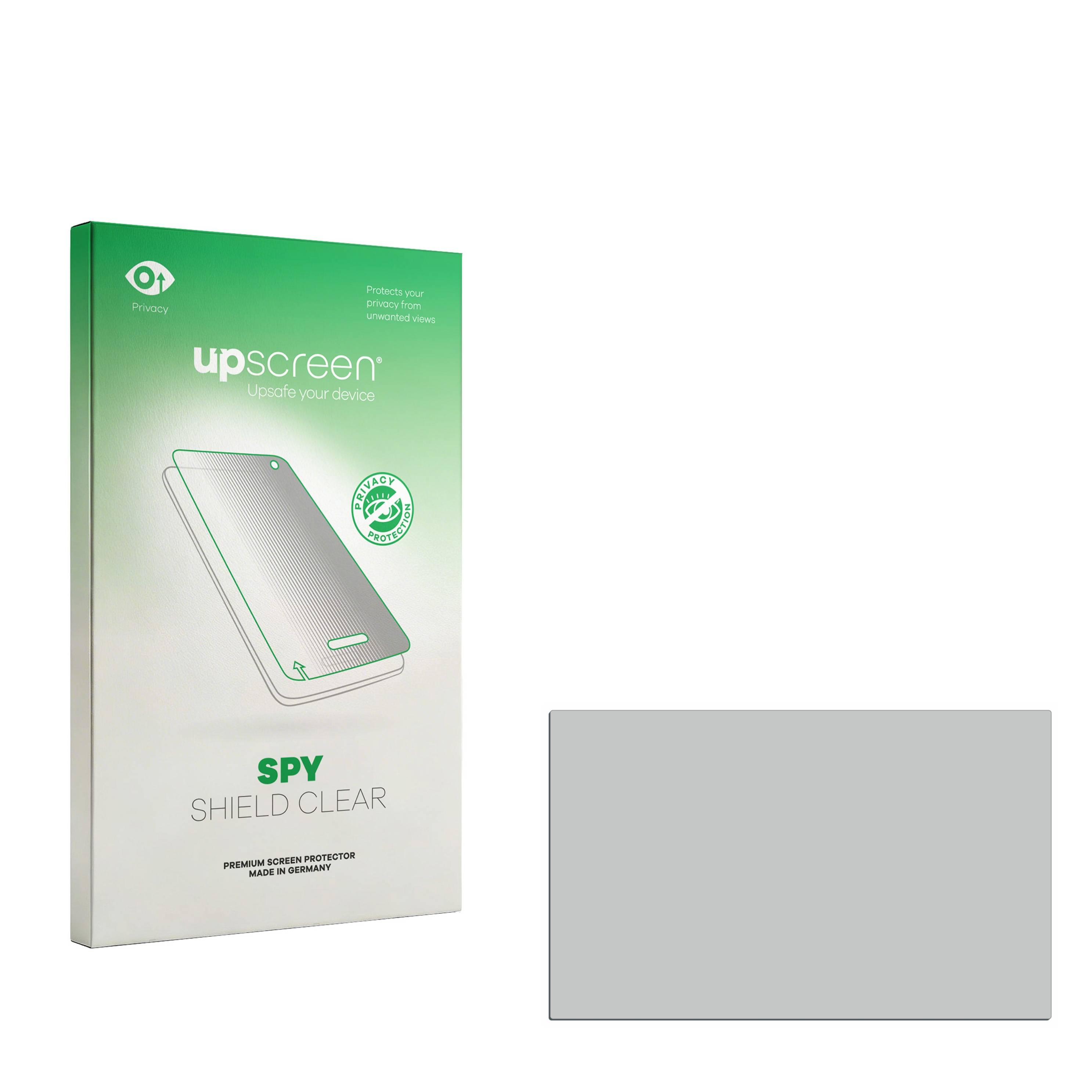 upscreen Spy Shield Clear Premium Blickschutzfolie für Notebooks mit 17 Zoll Displays [368-4