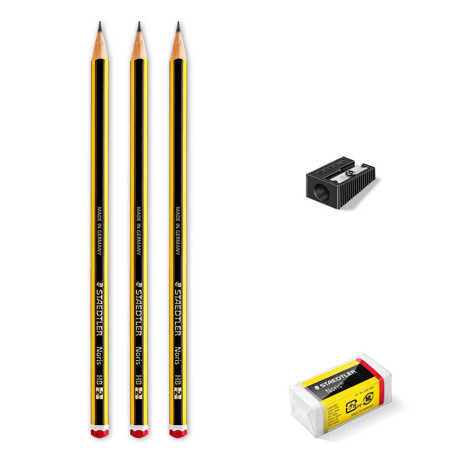 STAEDTLER 120 SBK3P1 - DeutschlandNoris 120 - Blisterkarte Mit 3 Bleistiften Hb-2