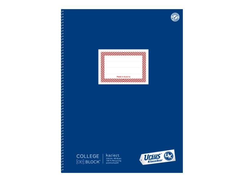 Ursus Collegeblock DIN A4 kariert 044320020-0