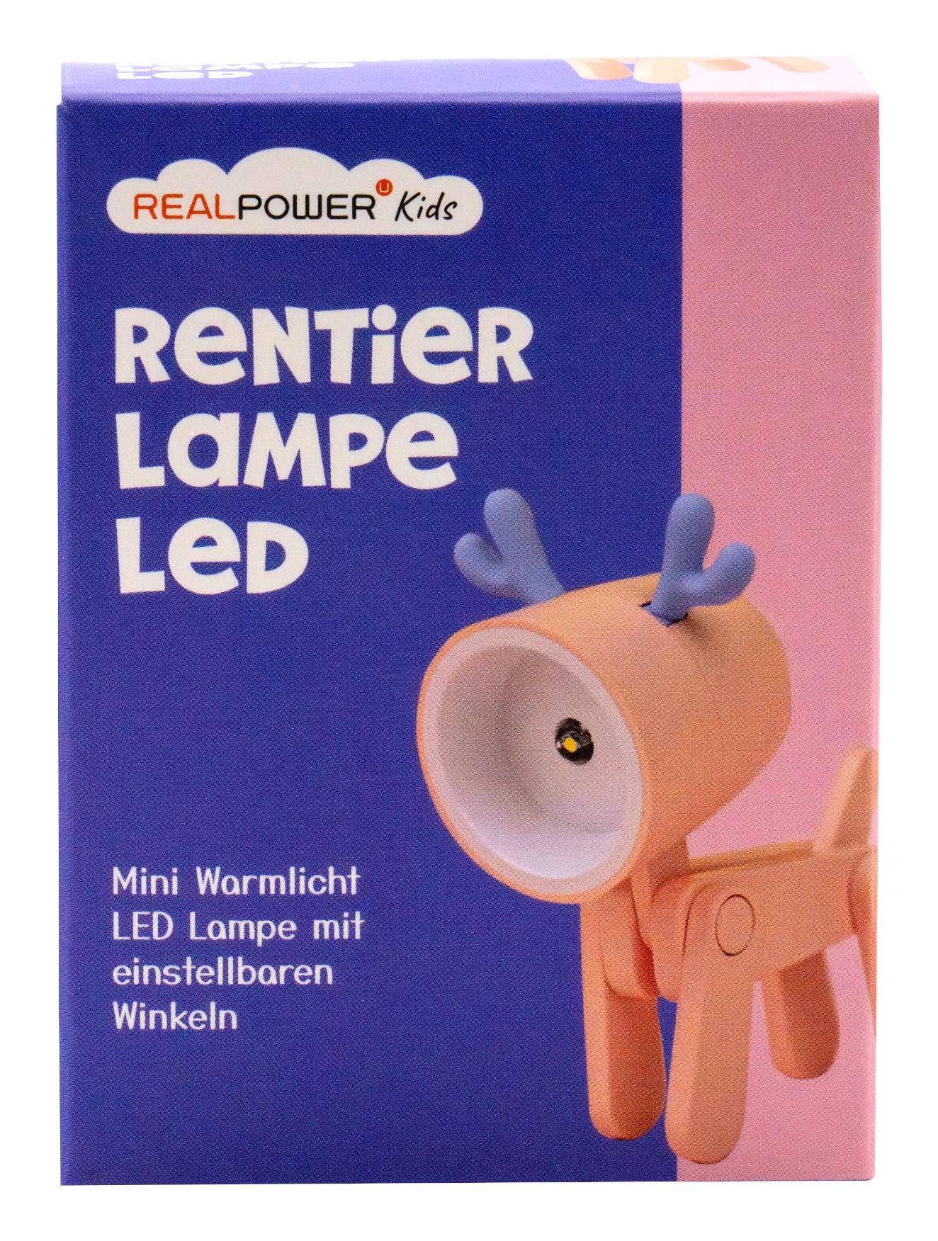 RealPower LED-Tier Taschenlampe Pink deer Multimedia-Technik LED-2