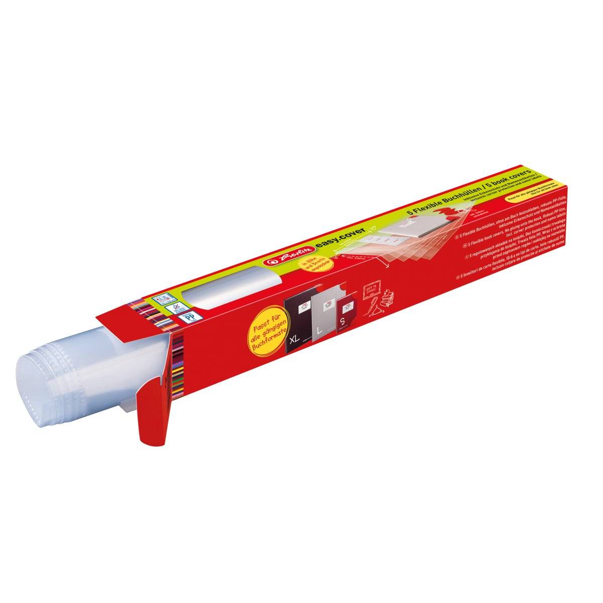 Herlitz 50014743, Transparent, Polypropylen (PP), 340 mm, 585 mm, 5 Stück(e)-1