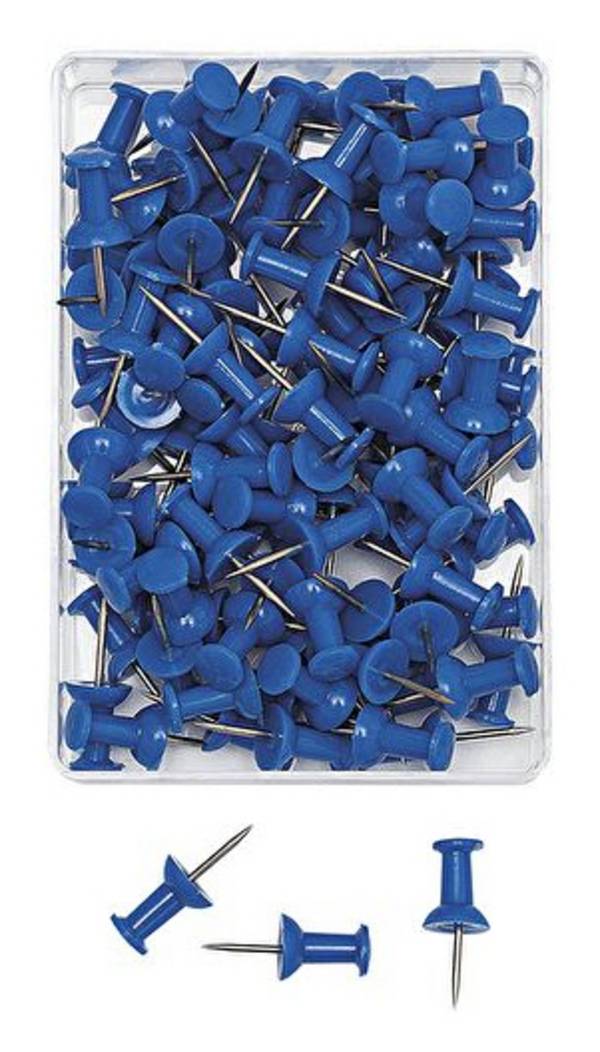 WEDO Pinnnadeln bl 100 St, Diaboloform