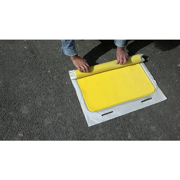 Flexible Abdichtmatte quadratisch wiederverwendbar mit Box LxBxH 800 x 800 x 8 mm. Patreco GmbH 83841849-2