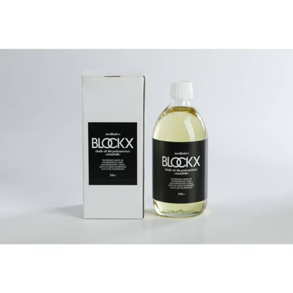 Blockx Polymerisiertes Leinöl (Standöl) 500ml Glasflasche 30718BXC