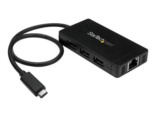 StarTech.com Startech 3 Port USB 3.0 Hub mit USB-C und Gigabit