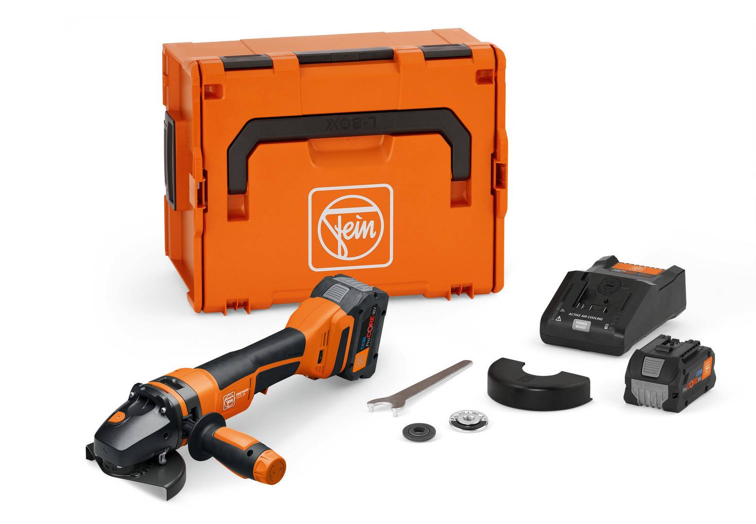 Akku-Winkelschleifer PROTAGO Ø 125 mm CCG 18-125-12 PD-SEC Set 8Ah ProCORE-0