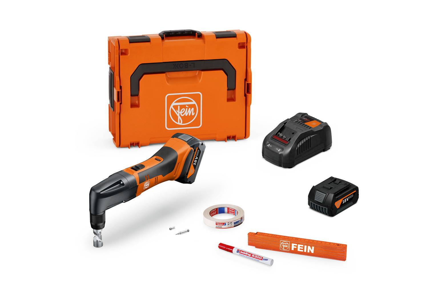 FEIN Akku-Knabber bis 1,6 mm ABLK 18 1.6 E AS Set 2x 5 Ah-0