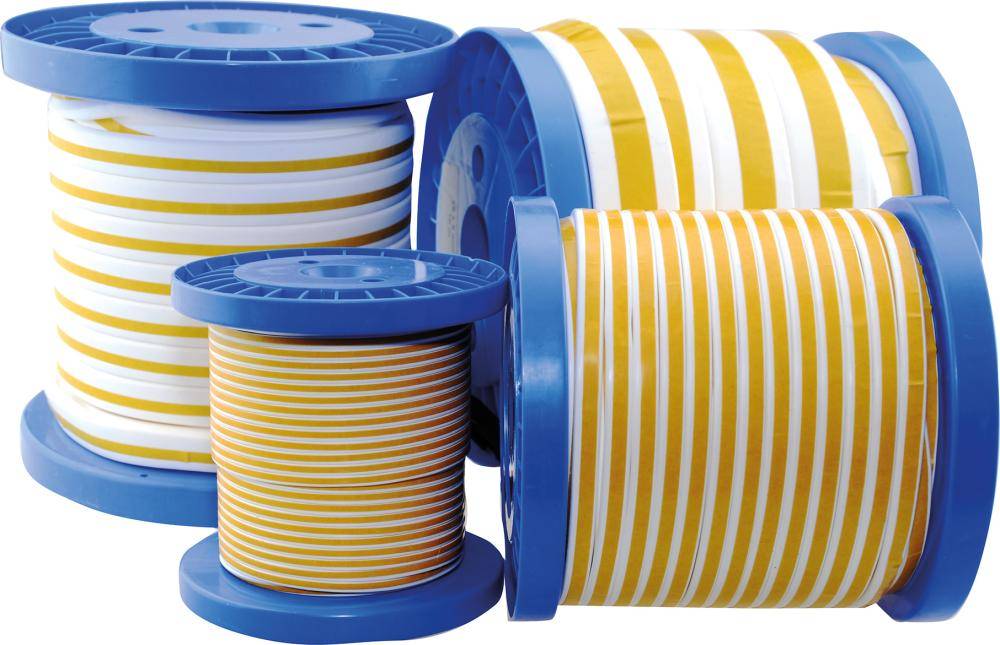 Flachdichtungsband PTFE, DIN 4360, 5,0mm B14mm, Spule 10m-2