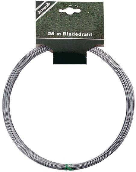 Bindedraht verz. 1,0 mm 25m Ring m. Aufh. E-FLOR-2