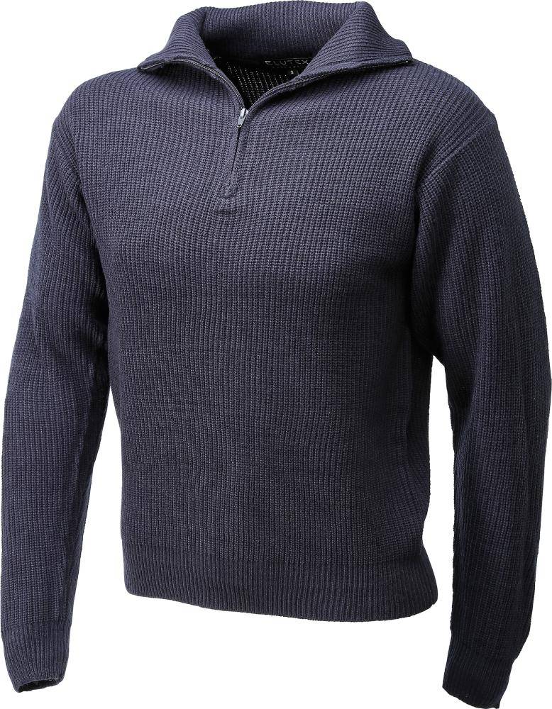 Troyer-Pullover, mit RV, Gr. M, marine-1