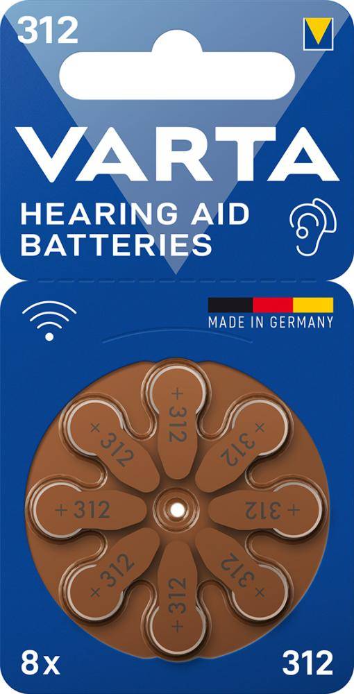 Varta Hörgerätebatterie 312 Bli 8-4