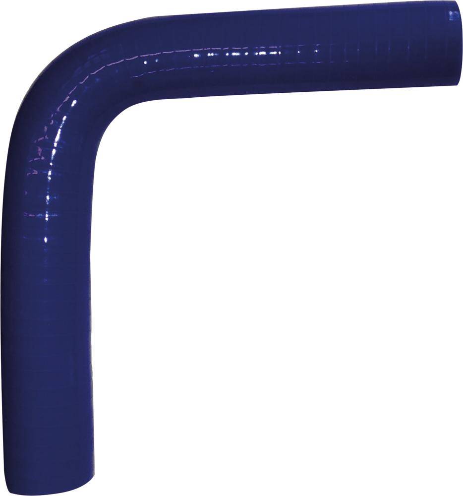 MCC MILLENNIUM Silikon Kühlerschlauch Krümmer 90° blau 6x4mm Schenkellänge: je 152mm-1