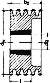 Keilrillenscheibe Vollscheibe D.dd 3 Rillen 10163144 OPTIBELT-2