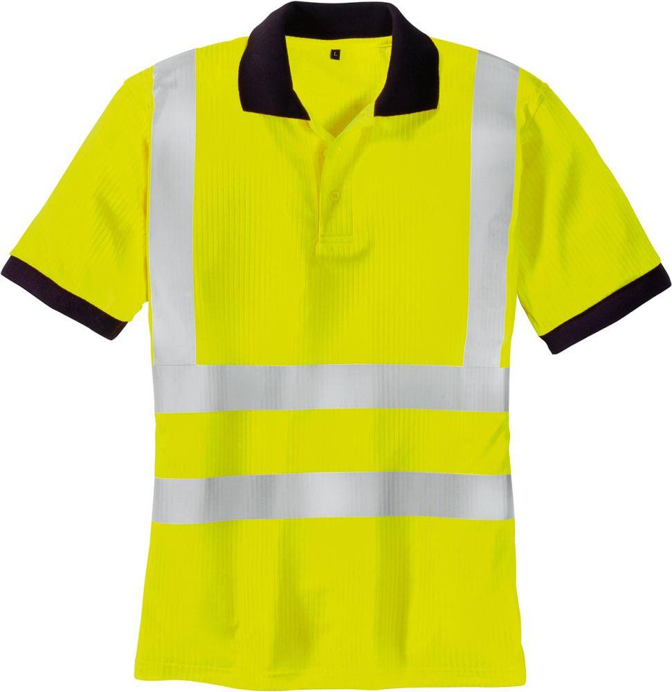 TEXXOR Warnschutz-Poloshirt SYLT7028 leuchtgelb Gr. L-1