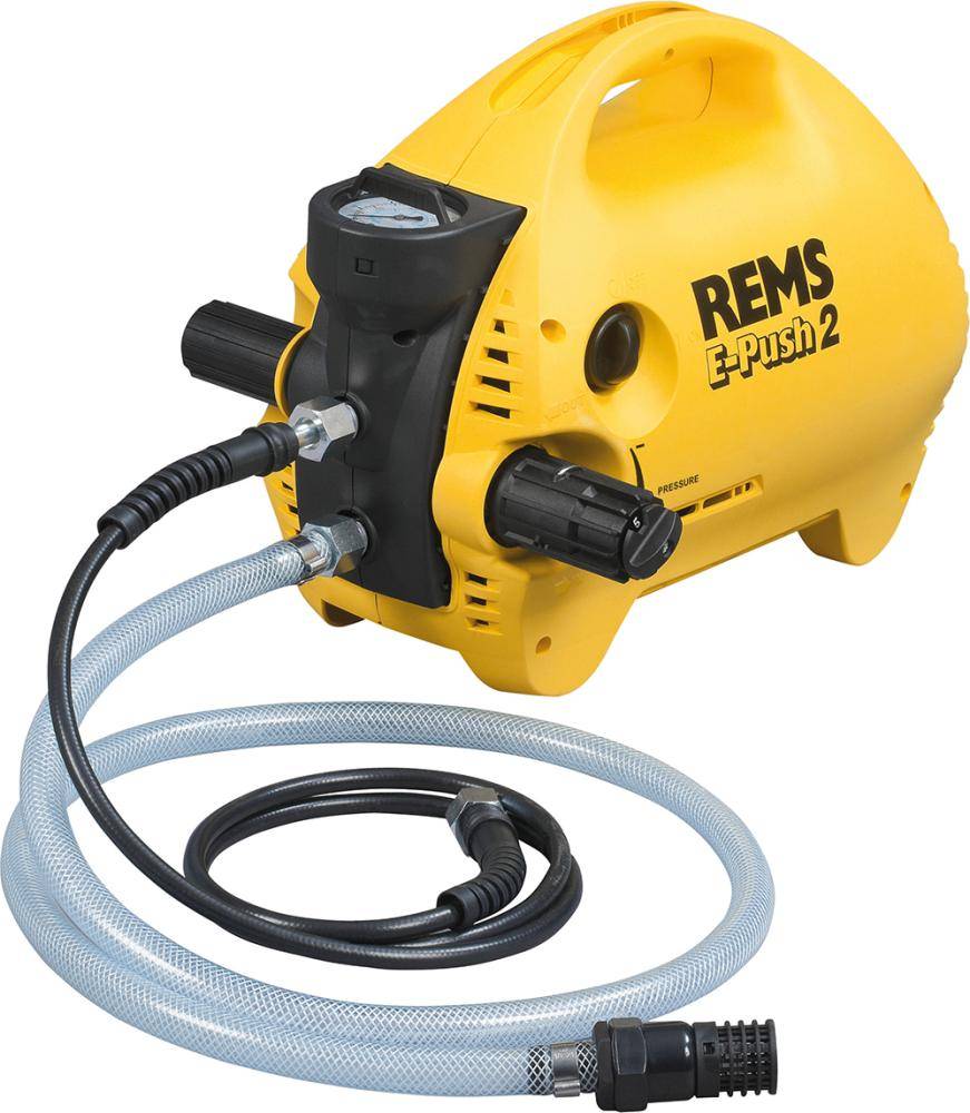 Rems Elektr. Druckprüfpumpe mit Manometer E-Push 2, Karton-4