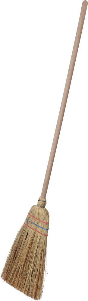Kinder-Strohbesen 3-Naht m.Stiel Floraworld-3