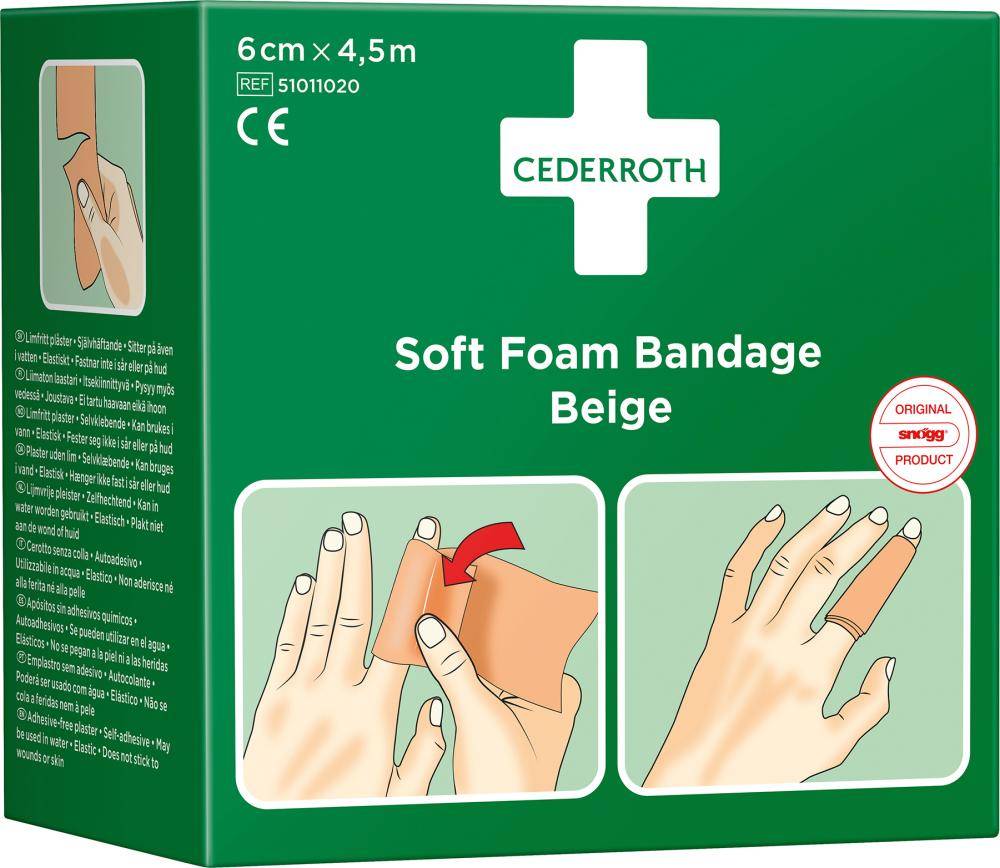 CEDERROTH Pflaster "Soft Foam Bandage", beige (8910080)-3