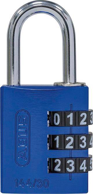 Zahlen-Hangschloss 144/30 blau Lock-Tag-3
