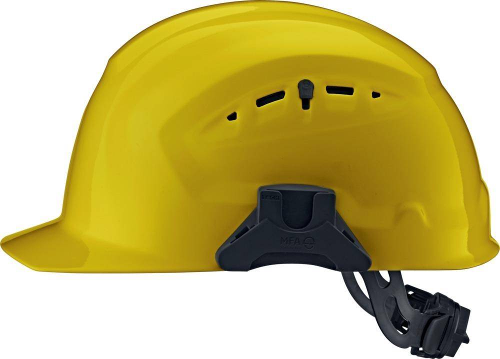 Schutzhelm CrossElectric mit Drehverschluss, gelb-1