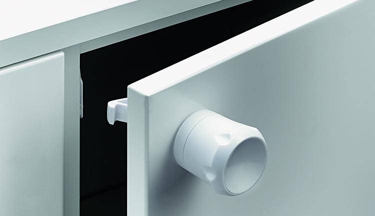 HETTICH Magnetknopf SafeFix 1 Magnetische Entriegelung weiß-3