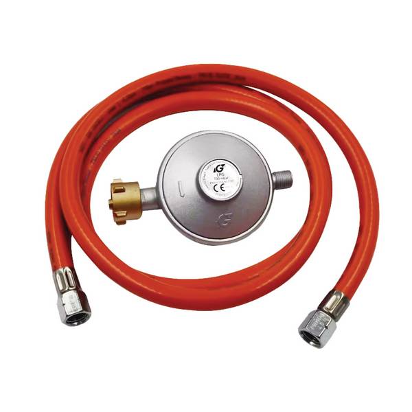 Druckminderer Unicraft 700 mbar mit Gasschlauch 1,5 m