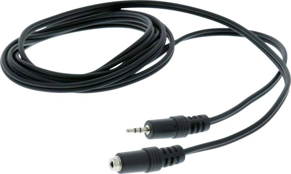 Verlängerung IR Rep 2m LTG sw, St/Bu 2.5mm-1