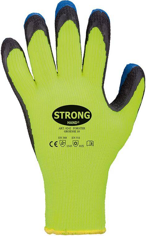 Winterstrickhandschuh Forster, Latex, Gr. 10-1