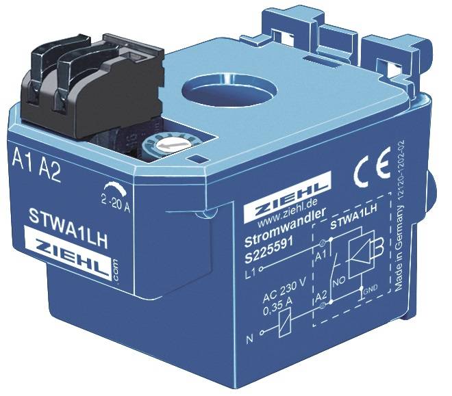 Ziehl S225591, AC-Elektronik-Stromwandler Typ STWA1LH-0