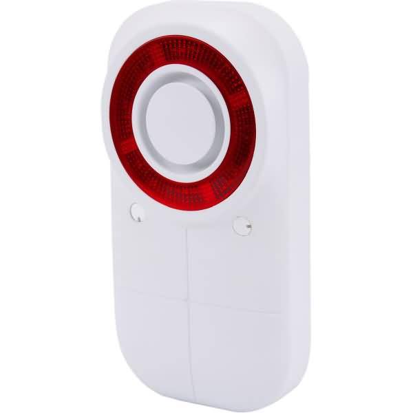 Außensirene XL für Alarmsysteme weiß-1