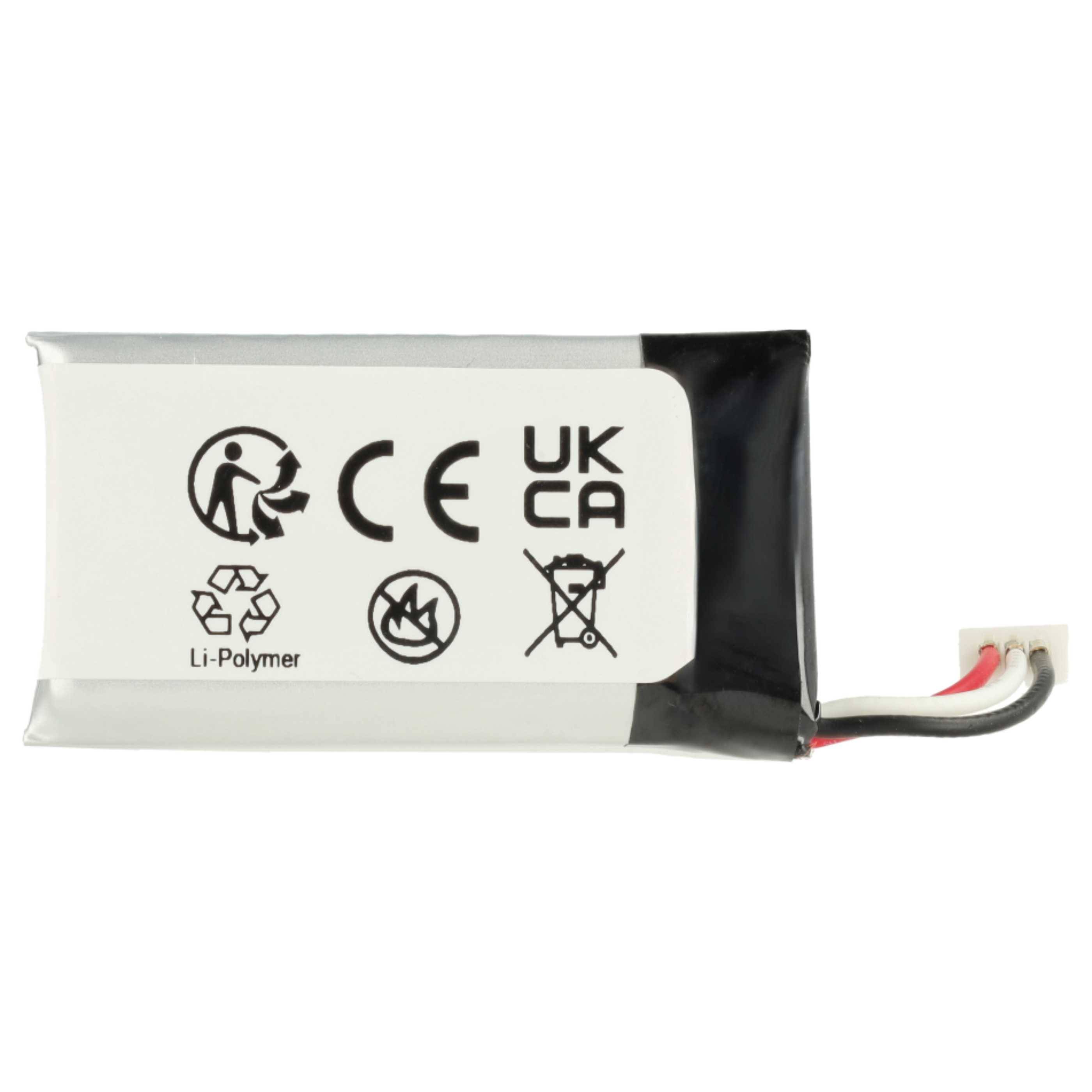 vhbw 5x Akku Ersatz für Plantronics 211425-01 | 202555-01 für Wireless Headset Kopfhörer (510 mAh, 3,7 V, Li-Polymer)-2