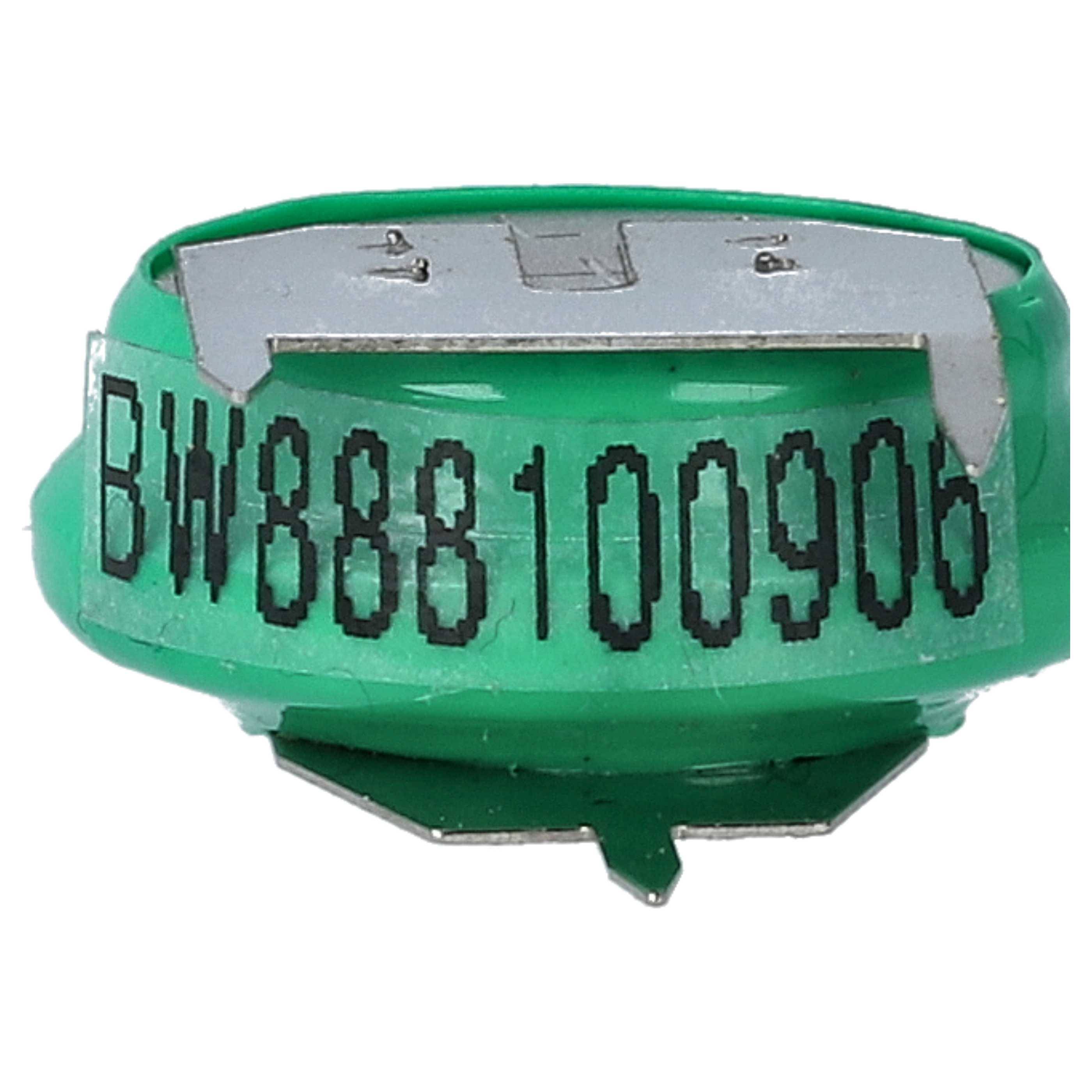 vhbw 10x NiMH Ersatz Knopfzellen-Akku Typ V80H 3-Pins 80mAh 1,2V kompatibel mit Modellbau-Akkus, Solar-Leuchten uvm.-3
