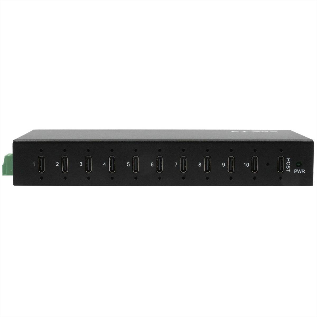 EXSYS EX-12270HMS 10-Port USB 3.2 Gen 2 Metall HUB, mit 10x C-Anschlüsse-3