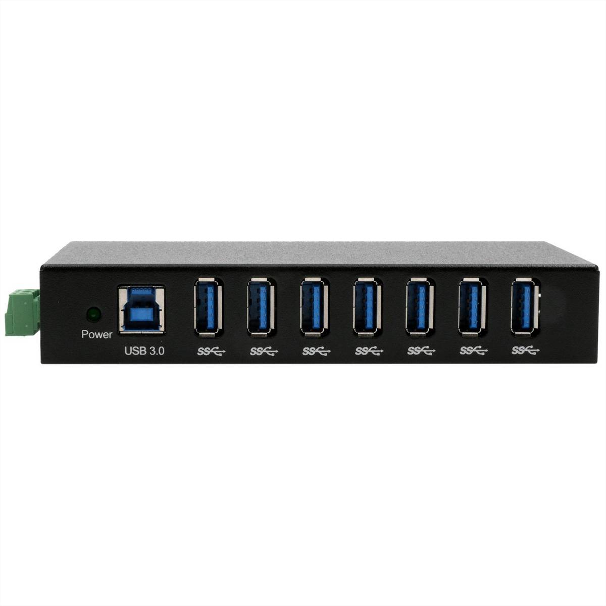 Exsys EX USB 3.0 7-Port Industrie-Hub 15 kV ESD Tisch Wand Digital/Daten-4