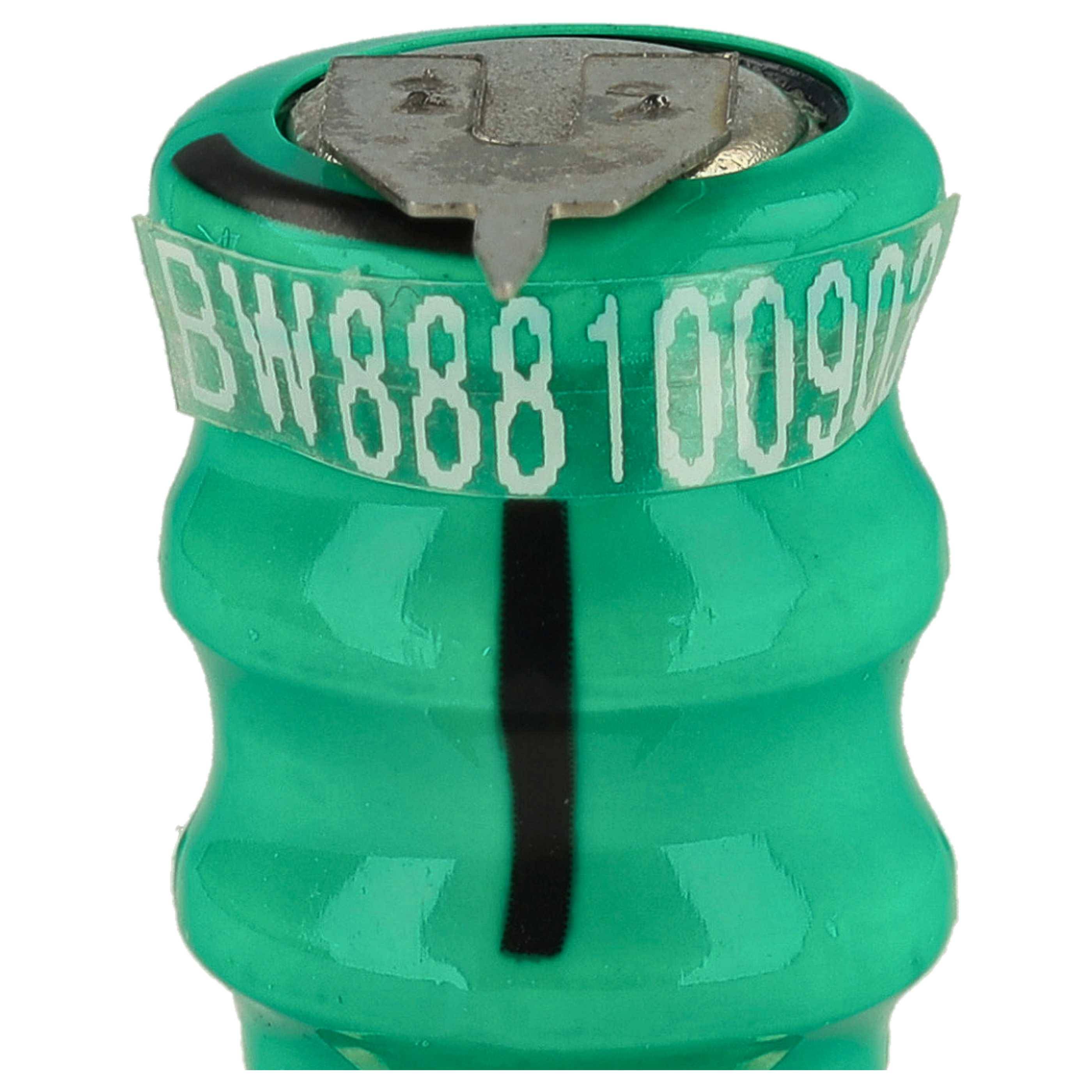 vhbw 10x NiMH Ersatz Knopfzellen-Akku Typ V40H 3-Pins 40mAh 3,6V kompatibel mit Modellbau-Akkus, Solar-Leuchten uvm.-3