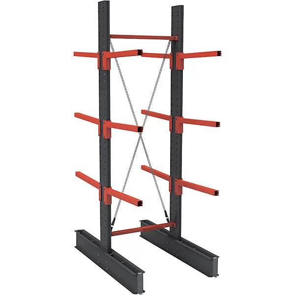 Kragarmregal Igor Superschwer doppelseitig HxB 4000 x 1000 mm Abstand 1000 mm Grundregal. EAB 83881949-0