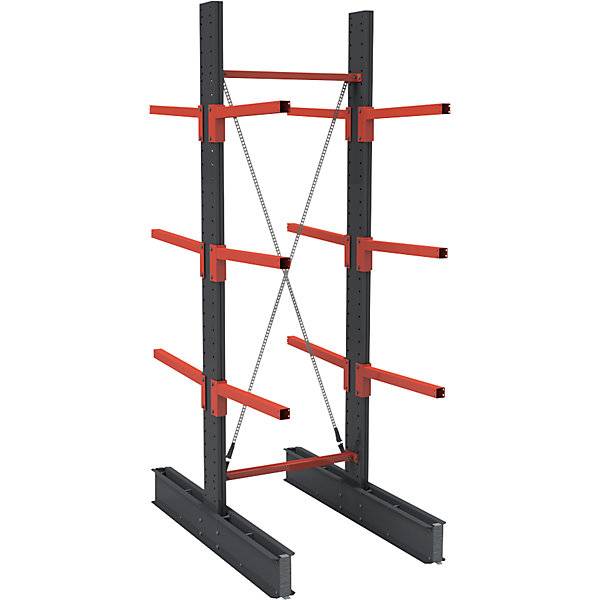 Kragarmregal Igor Superschwer doppelseitig HxB 4000 x 1000 mm Abstand 1500 mm Grundregal. EAB 83882149-0