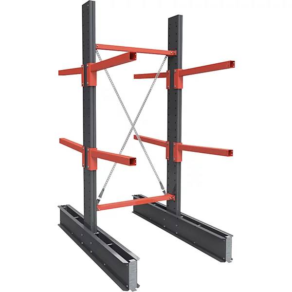 Kragarmregal Igor Superschwer doppelseitig HxB 3000 x 1000 mm Abstand 1500 mm Grundregal. EAB 83881549-0