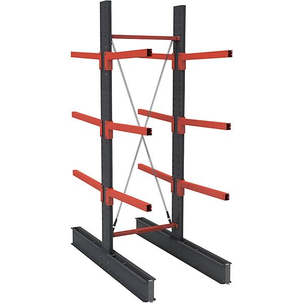 Kragarmregal Igor Superschwer doppelseitig HxB 4000 x 1200 mm Abstand 2000 mm Grundregal. EAB 83882449