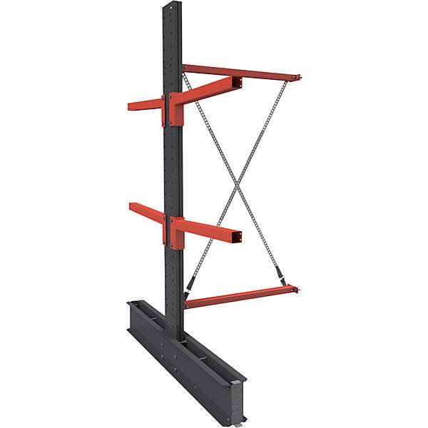 Kragarmregal Igor Superschwer doppelseitig HxB 3000 x 1000 mm Abstand 1000 mm Anbauregal. EAB 83882549-0