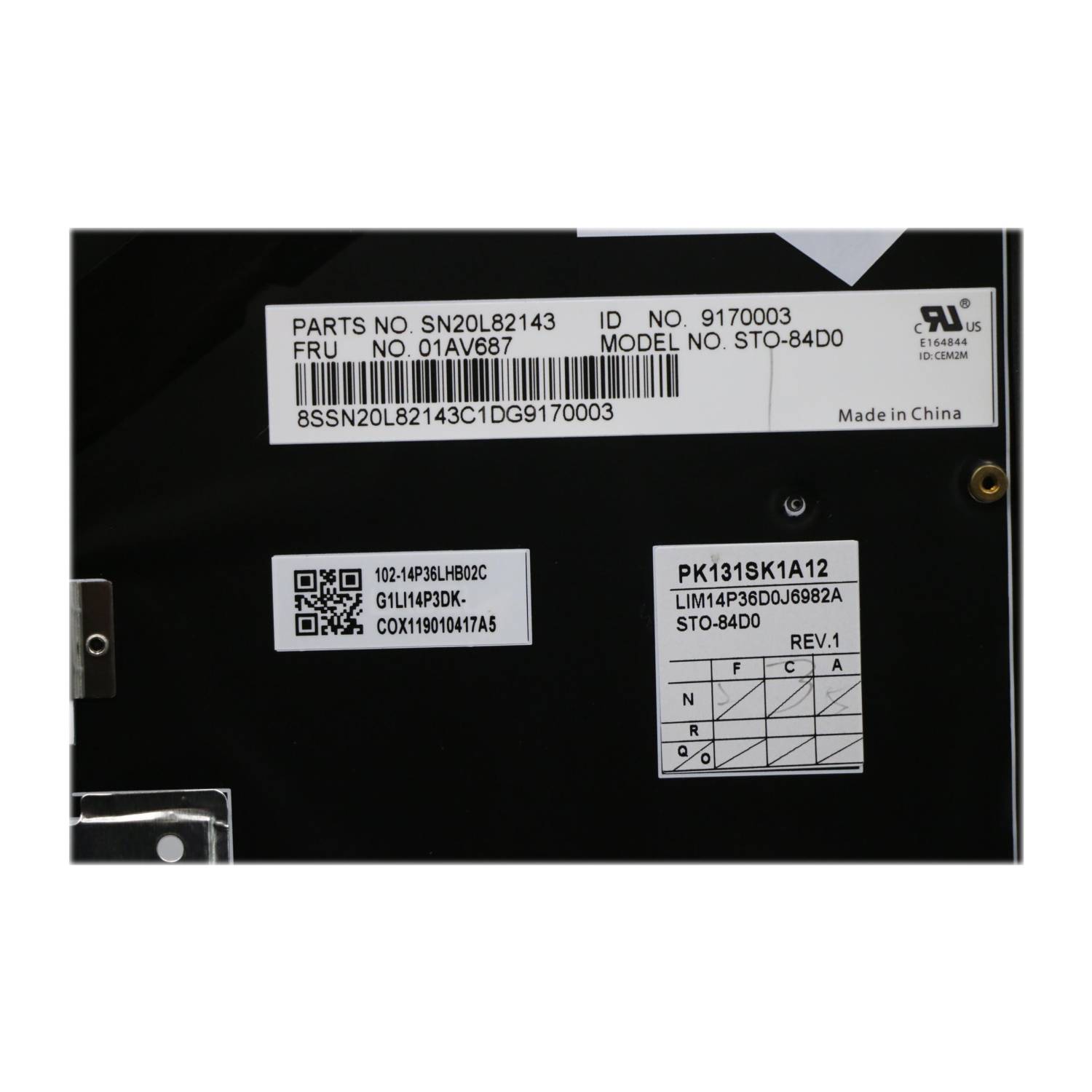 Lenovo Chicony - Ersatztastatur Notebook - mit Trackpoint
