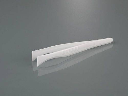 Einweg-Pinzette, Großpackung, breite Spitze, 130 mm, VE = 100 Stück-2