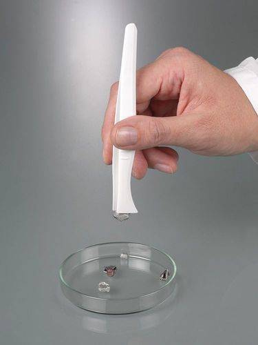 Einweg-Pinzette, Großpackung, breite Spitze, 130 mm, VE = 100 Stück-4